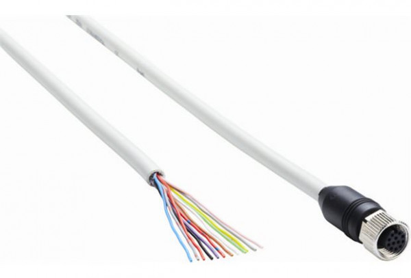 Plug connectors and cables / Connecting cable (female connector-open) - DOL1212-G05MAS02 - 6042754