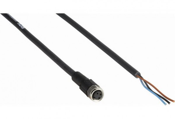 Plug connectors and cables / Connecting cable (female connector-open) - DOL-0803-G01MC - 6036455