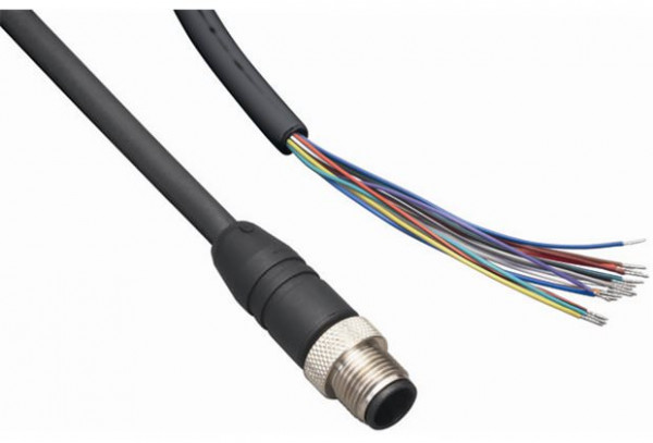 Plug connectors and cables / Connecting cable (female connector-open) - DOL-1212-G05MA - 6034605