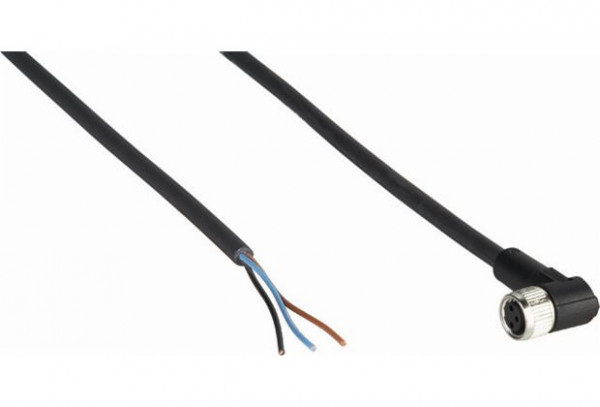 Plug connectors and cables / Connecting cable (female connector-open) - DOL-0803-W10MC - 6025893