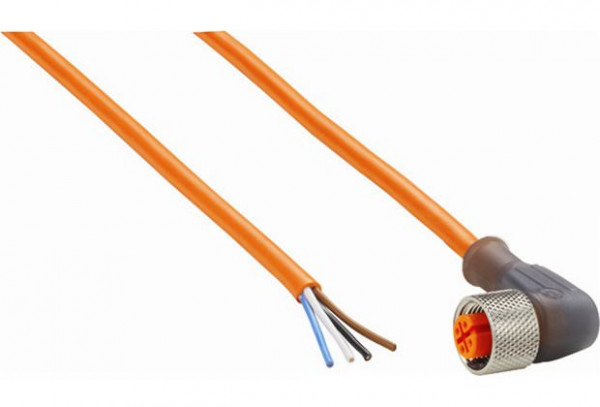 Plug connectors and cables / Connecting cable (female connector-open) - DOL-1204-W05MD - 6020399