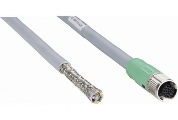 Plug connectors and cables / connecting cables with female connector - Connecting cable (female connector-open) - 2070425
