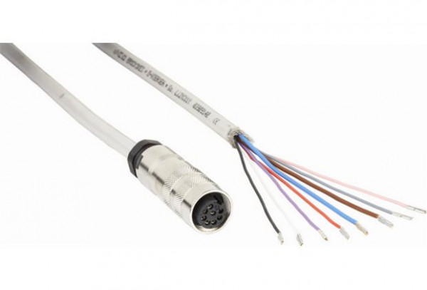 Plug connectors and cables, Connecting cable (female connector-open) - DOL-1608-G05MA - 2026742
