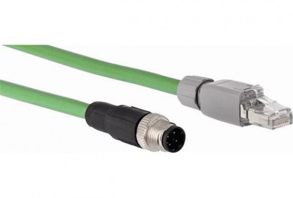 Plug connectors and cables / Connection cables with male connector and male connector - SSL-2J04-G05MZ60 - 6048245