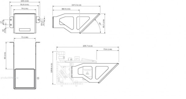Deflector mirrors - USP-BEF-DX100 - 2068395