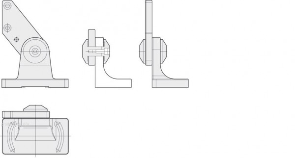 Terminal and alignment brackets / Alignment brackets - BEF-GH-IVC2D - 2032753