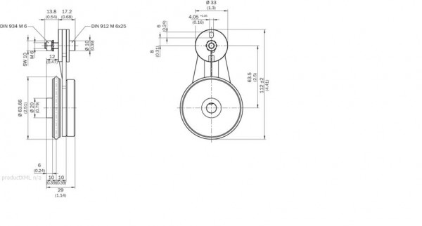 Other mounting accessories / Measuring wheels - BEF-MRS-10-2 - 2071957