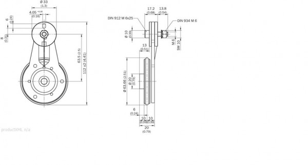 Other mounting accessories / Measuring wheels - BEF-MRS-08-1 - 2071956