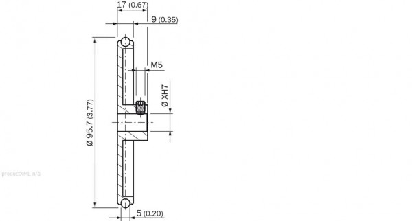 Other mounting accessories / Measuring wheels - BEF-MR008030R - 2055635