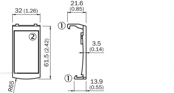 Device protection (mechanical) / Front screen protection - LPC-DX35 - 2067367