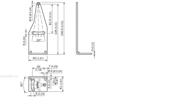 Mounting brackets and mounting plates / Mounting brackets - BEF-WN-DS60 - 4032937
