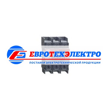 АВВ Рубильник OT100F3 до 100А 3х-полюсный для установки на DIN-рейку или монтажная плата (с резерв. ручкой) (1SCA105004R1001)