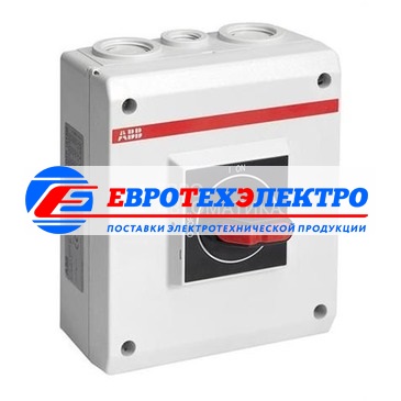 ABB Рубильник в боксе OTP45B3M до 45A 3х-полюсный, резьба 4хМ32+2хМ1 6