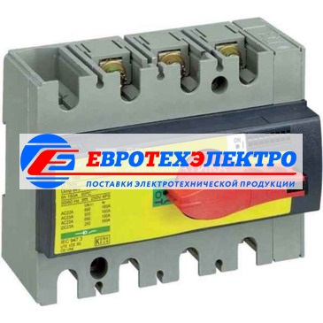ВЫКЛЮЧАТЕЛЬ-РАЗЪЕД. INS100 3П КРАС.-ЖЕЛТ.