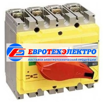 ВЫКЛЮЧАТЕЛЬ-РАЗЪЕД. INS250 3П КРАС.-ЖЕЛТ.