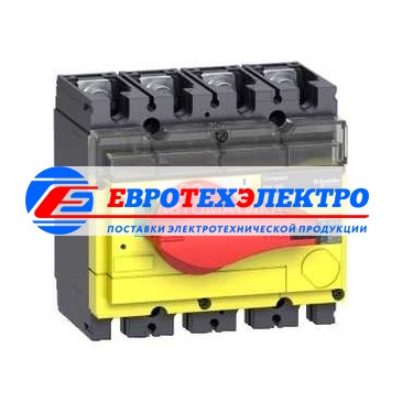 ВЫКЛЮЧАТЕЛЬ-РАЗЪЕД. INV100 4П КРАС.-ЖЕЛТ.