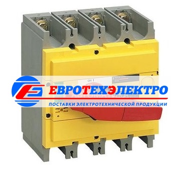 ВЫКЛЮЧАТЕЛЬ-РАЗЪЕД. INS400 3П КРАС.-ЖЕЛТ.