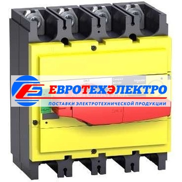 ВЫКЛЮЧАТЕЛЬ-РАЗЪЕД. INS400 4П КРАС.-ЖЕЛТ.