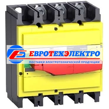 ВЫКЛЮЧАТЕЛЬ-РАЗЪЕД. INS500 3П КРАС.-ЖЕЛТ.