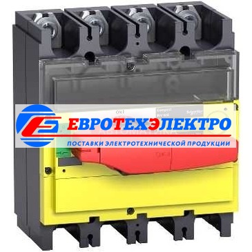 ВЫКЛЮЧАТЕЛЬ-РАЗЪЕД. INV400 4П КРАС.-ЖЕЛТ.