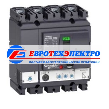 Schneider Electric 4П АВТОМ.ВЫКЛ. MIC2.2 160A NSX250HB2 (100кА при 690B) (арт.LV433573)