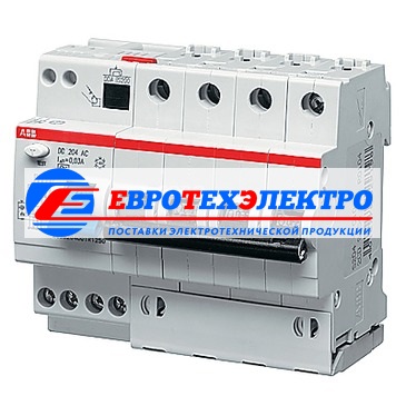 ABB Авт.диф.тока 6мод. DS204 A-B40/0,03 (2CSR254101R1405)