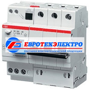 ABB Авт.диф.тока 5мод. DS203 A-C6/0,03 (2CSR253101R1064)