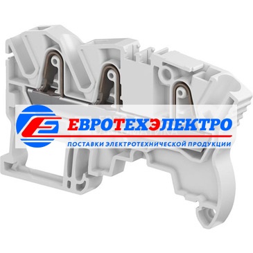 ABB Клемма втычная ZK4-3P серая - 4 мм.кв