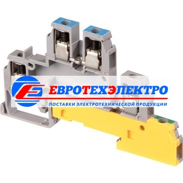 ABB Клемма винт.для щитов D4/6.NLP   4мм.кв.