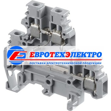 ABB Клемма винт.M4/6.DD    4мм.кв.
