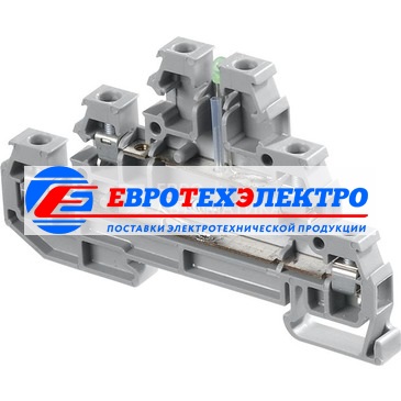ABB Клемма винт.D2,5/6.DAL2  2.5мм.кв. с LED