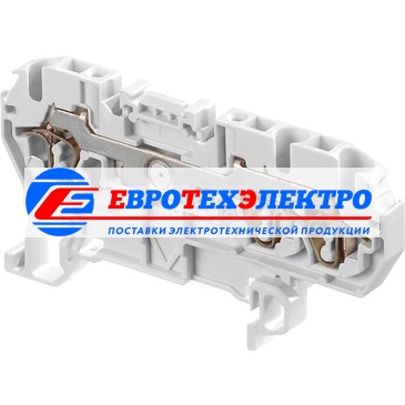 ABB Клемма пружинная серая D2,5/5.3L   2.5мм.кв.