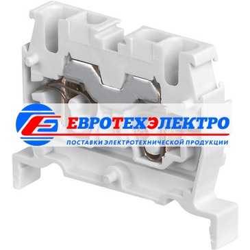 ABB Клемма пруж .серая DS2,5/5.2L   2.5мм.кв