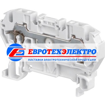 ABB Клемма пружинная серая D4/6.2L  4мм.кв.