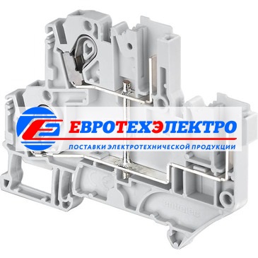 ABB Клемма втыч ZDP2,5-D1 2-ур, 2заж.+ 2раз.