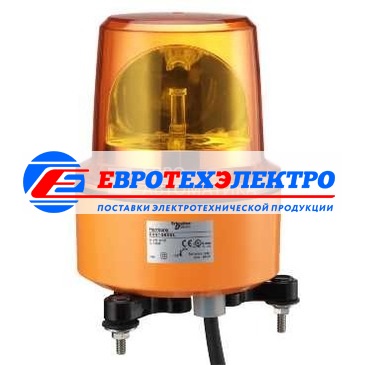 ЛАМПА МАЯЧОК ВРАЩ КРАСНАЯ 230В AC 130ММ