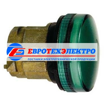 ГОЛОВКА СИГНАЛЬНОЙ ЛАМПЫ 22ММ ЗЕЛЕН. ZB4BV033
