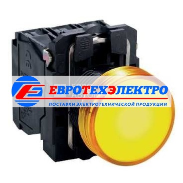 СИГН. ЛАМПА 22ММ 24В ЖЕЛТАЯ XB5AVB5