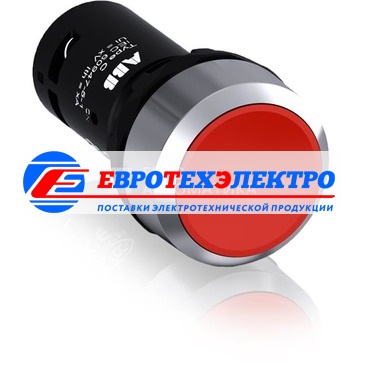 ABB Кнопка CP1-30R-02 красная б/фикс 2HЗ