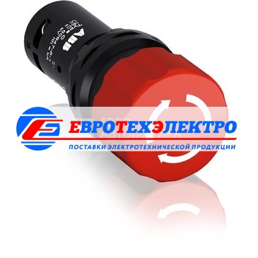 ABB Кнопка CE3T-10R-20 с фикс 2НО