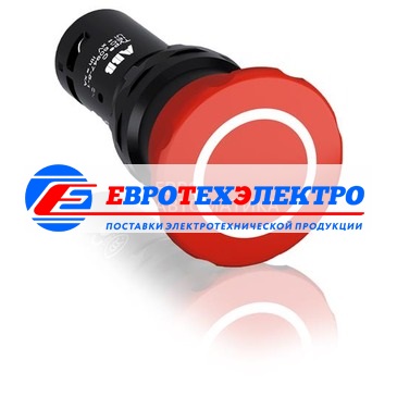 ABB Кнопка CE4P-10R-11 с фикс 1НО1НЗ