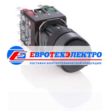 КНОПКА 16ММ ЧЕРНАЯ С ВОЗВРАТОМ XB6AA25B