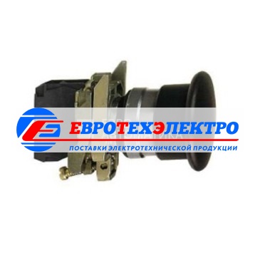 КНОПКА 22ММ ЧЕРНАЯ С ВОЗВРАТОМ XB4BC21