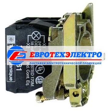 КОР. КНОП. 22ММ 24В С ПОДС. ZB4BW0B35
