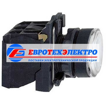 КНОПКА 22ММ 24В БЕЛАЯ С ПОДСВЕТКОЙ