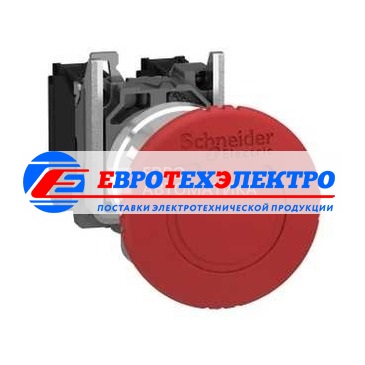 КНОПКА АВАР. ОСТ. 22ММ С ВОЗВ. XB4BS8444