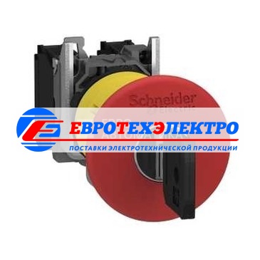 КНОП. АВАР. ОСТ. 22ММ С КЛЮЧЕМ XB5AS9445