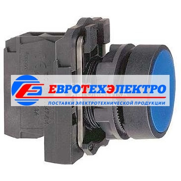 КНОПКА 22ММ СИНЯЯ С ВОЗВРАТОМ XB5AA61