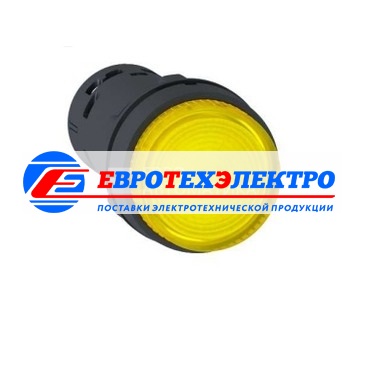 КНОПКА 22ММ 24В ЖЕЛТАЯ С ПОДС XB7NW38B1