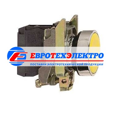КНОПКА 22ММ ЖЕЛТАЯ С ВОЗВРАТОМ XB4BA51